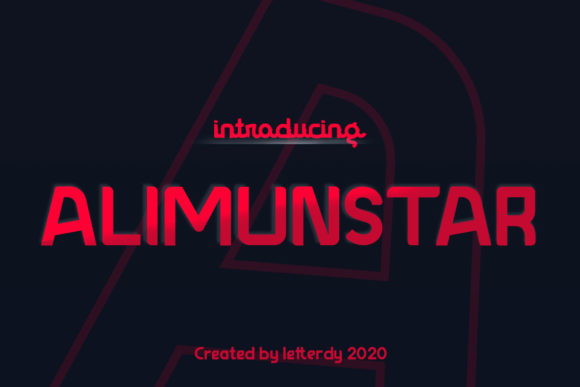 Alimunstar: A Unique Display Font for Campaigns
