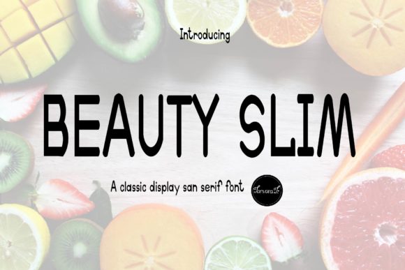Beauty Slim: A Bold Display Font for Campaigns