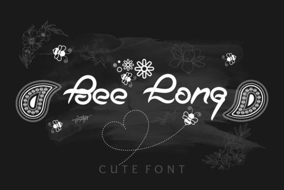 Bee Long: A Playful Display Font for Brand Identity