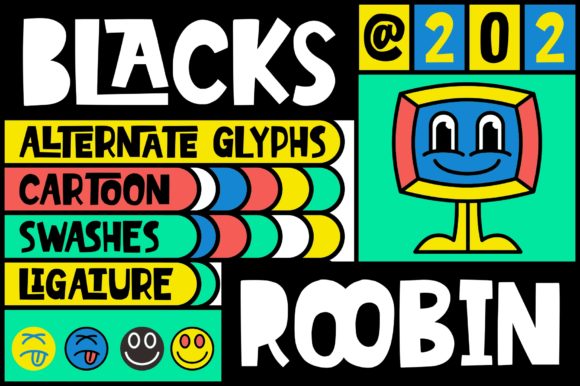 Blacks Roobin: The Bold Display Font for Marketers