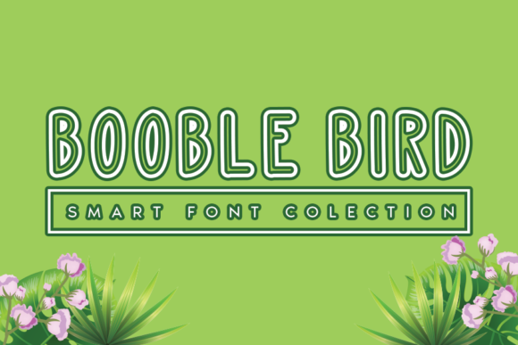 Booble Bird: A Bold Display Font for Crafters