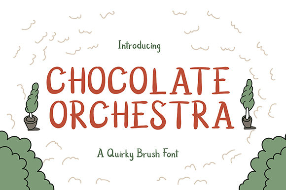 Chocolate Orchestra: A Quirky Display Font for Web Design