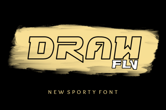 Draw Fly: A Bold Display Font for Modern Web Design
