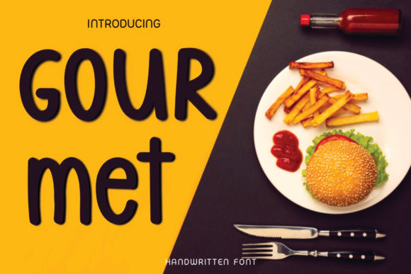 Gourmet: A Quirky Display Font for Web Design