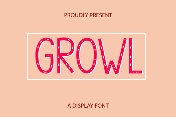 Growl: A Friendly Handwritten Font for Editorial Design