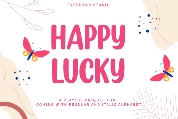 Happy Lucky: A Joyful Display Font for Web Design