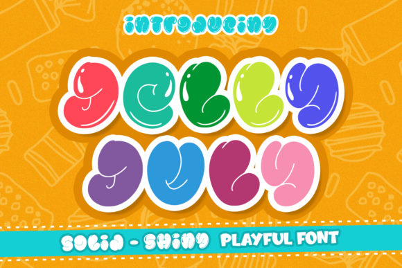 Jelly July: A Quirky Display Font for Web Design