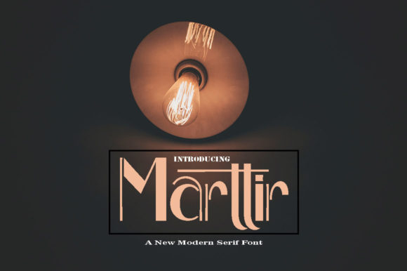 Marttir: A Bold Display Font for Premium Branding