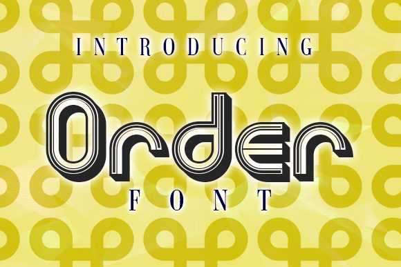 Order: A Vintage Display Font for Editorial Design
