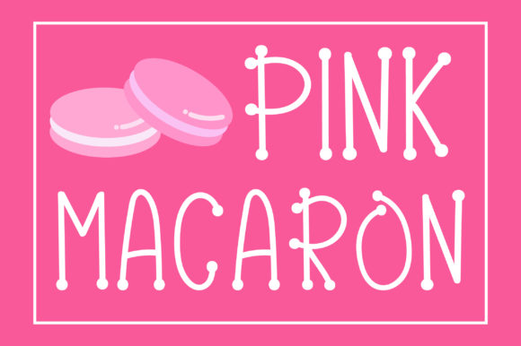 Pink Macaron: A Playful Display Font for Your Brand