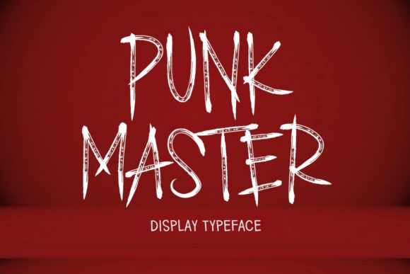 Punk Master: A Bold Display Font for Branding