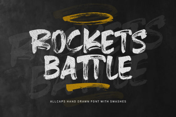 Rockets Battle: A Bold Display Font for Your Brand
