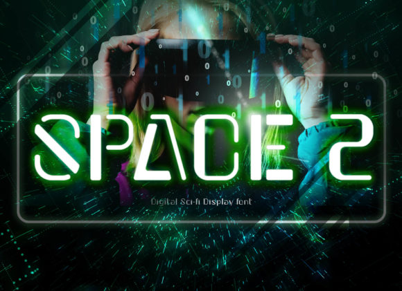 Space 2: A Futuristic Display Font for Modern Web Design