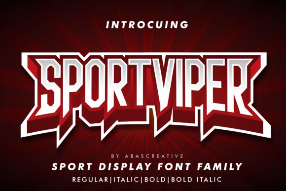 Sport Viper: A Bold Display Font for Your Brand