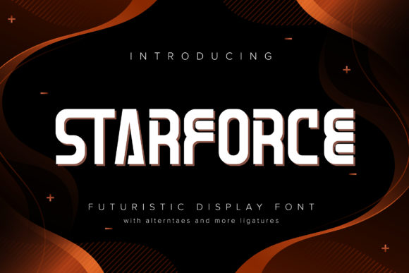 Starforce: A Futuristic Display Font for Web Design