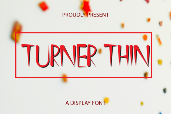Turner Thin: A Quirky Display Font for Small Business Branding