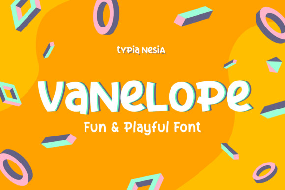 Vanelope: A Joyful Display Font for Editorial Design